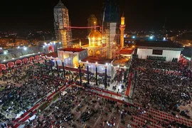 حرم مطهر و نورانی امام موسی کاظم (ع) در شهر کاظمین عراق
