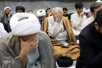 مراسم ترحیم شهید حجت الاسلام تقوی در قم