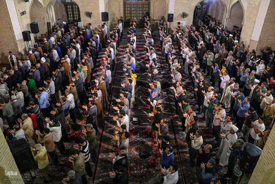  مراسم معنوی اعتکاف در یزد
