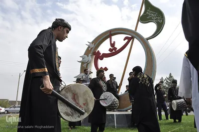ورود نمادین کاروان حسینی به سرزمین کربلا