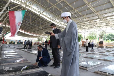 تجدید میثاق منتخبان مردم تبریز در انتخابات شورای اسلامی شهر با شهدا‎‎
