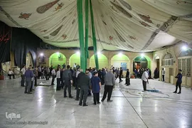 برپایی خیمه عزا در امامزاده موسی مبرقع(ع)
