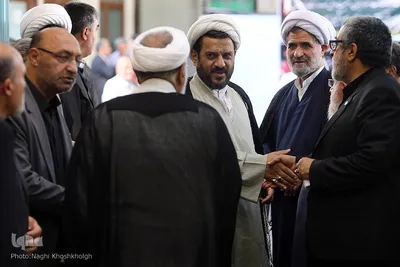 مراسم ترحیم همسر مرجع عالیقدر حضرت آیت الله غروی علیاری