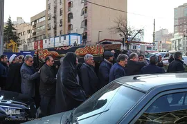 مراسم تشییع پیکر مرحوم حجت الاسلام والمسلمین سید هاشم رسولی محلاتی