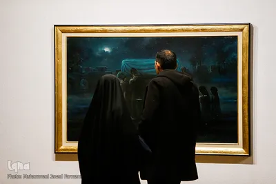نمایشگاه نقاشی حسن روح الامین با عنوان «الحق‌مع‌علی»
