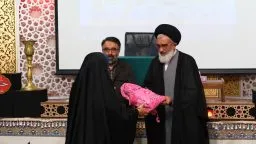 تقدیر از فرزندان شهدای مدافع حرم در قم