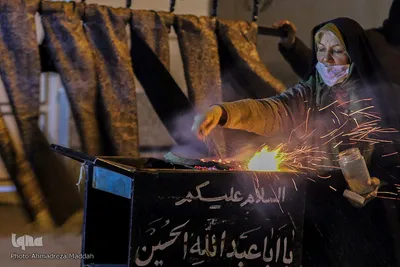 آیین تشییع نمادین حضرت زهرا (س) به همراه تشییع شهید گمنام در شهرک سعدی شیراز‎‎