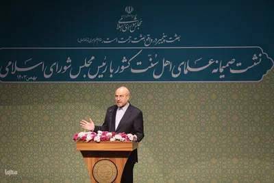 دیدار جمعی از علمای اهل سنت با رئیس مجلس