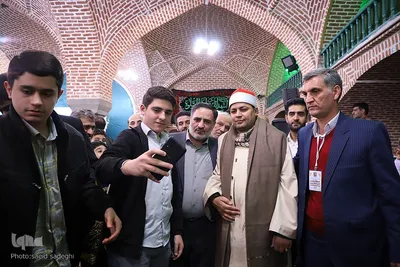 محفل انس با قرآن کریم با حضور قاری مصری در تبریز‎