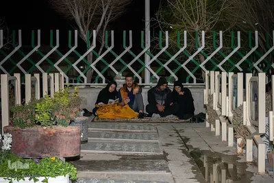 احیای شب بیست و یکم ماه رمضان درگلستان شهدای اصفهان