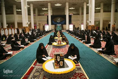 جزء خوانی بیستمین روز ماه مبارک رمضان در حرم شاهچراغ (ع)