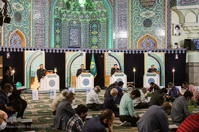 مراسم جز خوانی در حرم حضرت عبدالعظیم حسنی