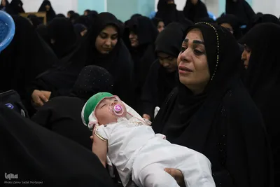 مراسم شیرخوارگان حسینی در امامزاده سیدمحسن(ع) تیرانچی