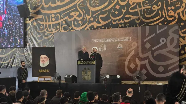 Peringatan Asyura Hussaini di Makam Syed Hassan Nasrullah