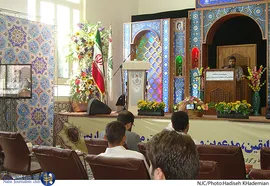 سی ونهمین دوره مسابقات حفظ و قرائت قرآن کریم در امامزاده عبداالله شهرری	
