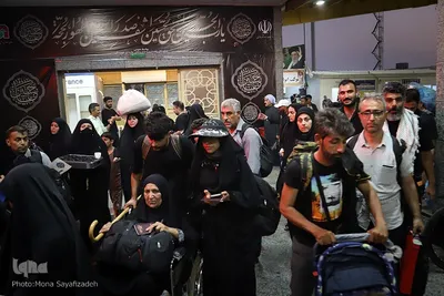 تردد زائران اربعین حسینی از مرز شلمچه