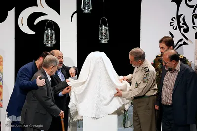 مراسم رونمایی از سردیس مرضیه حدیدچی (دباغ)