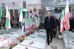 ادای احترام جهادگران دانشگاهی آذربایجان‌شرقی به مقام شامخ شهید آل هاشم و شهدای جنک رمضان