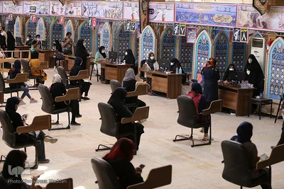 تداوم تزریق عمومی واکسن کرونا در مرکز شبانه روزی حسینیه ثارالله(ع) شیراز