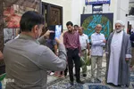 مراسم شب ولادت امام موسی کاظم(ع) در حرم مطهر