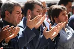 تشییع پیکر جانباز شهید اسکندر آذر در شهرکرد