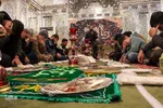 برپایی سفره حضرت ام البنین (س) در حرم مطهر سید میر محمد(ع)‎‎