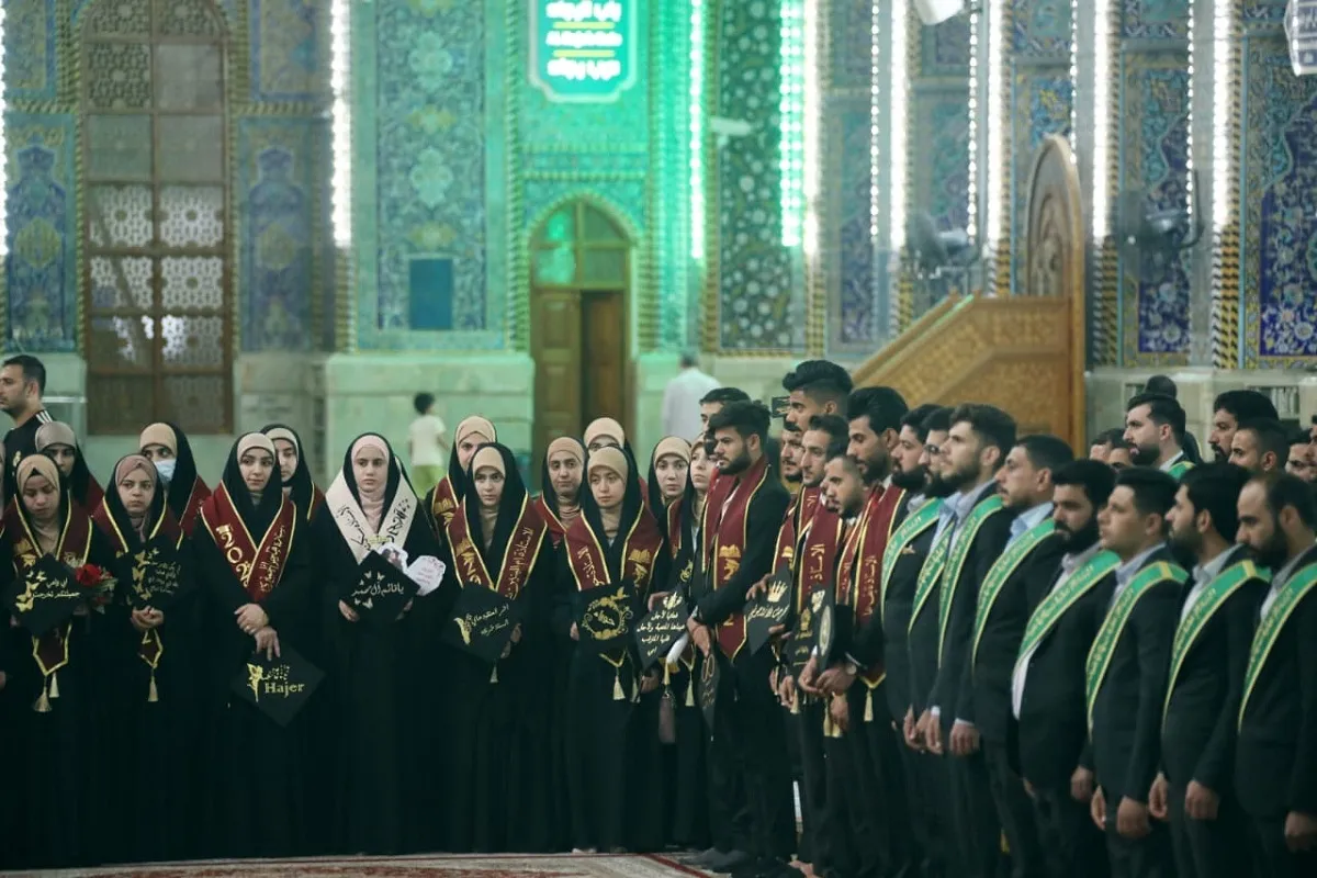 حفل تخريج 140 طالباً وطالبةً للقرآن في الصحن الحسيني بكربلاء