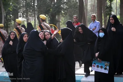 تشییع پیکر جانباختگان حادثه قطار مشهد ـ یزد
