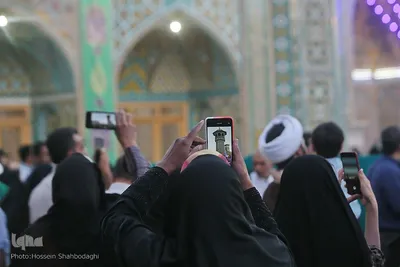 شب میلاد امام هادی(ع) در حرم بانوی کرامت