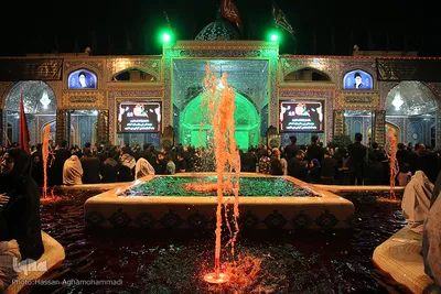 عزاداری شب عاشورای حسینی در امامزاده حسن (ع)
