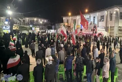 هشتاد و سومین شب اجتماع مردم ولایتمدار و حماسه ساز شهرستان بابلسر