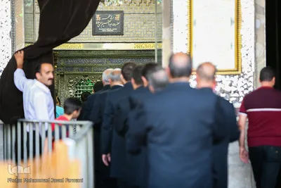 به اهتزاز درآمدن پرچم امامزادگان طاهر و حمزه علیهما السلام 