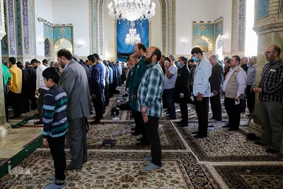 نماز عید سعید فطر در حرم مطهر رضوی