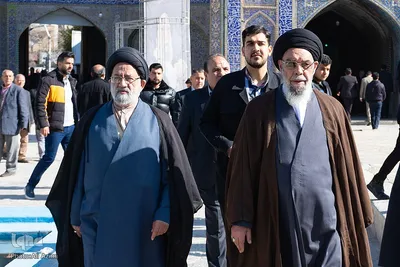 مراسم ترحیم آیت‌الله مستجابی در اصفهان