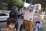 موج پنجاه و هفتمین شب اجتماع مردم  بابلسر  در  میدان شهدای بیت المقدس