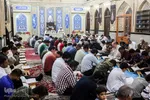 جزءخوانی قرآن در حسینیه آیت‌الله سید عدنان غُریفی خرمشهر