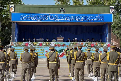 رژه خودرویی روز ارتش در شیراز