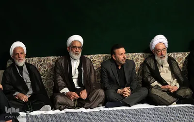 مراسم عزاداری شب تاسوعای حسینی (ع) در حسینیه امام خمینی(ره)