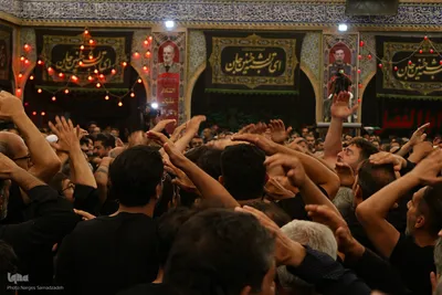 عزاداری ظهر تاسوعا زیر خیمه چندصدساله هارونیه اصفهان