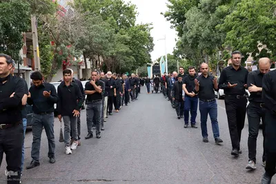 مراسم عزاداری عاشورای حسینی در شهرستان اهر