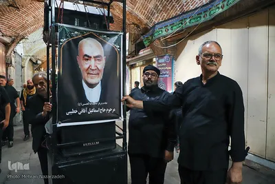 عزاداری سوم شهادت امام حسین(ع) در بازار تبریز‎