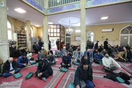 مراسم ترحیم مرحوم یعقوب منصوری پدر کریم منصوری قاری ممتاز و بین المللی کشور