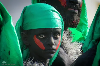 مراسم خیمه‌سوزان و مقتل‌خوانی در خمینی‌شهر اصفهان