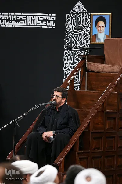 آخرین شب مراسم عزاداری حضرت اباعبدالله الحسین(ع) در حسینیه امام خمینی(ره)