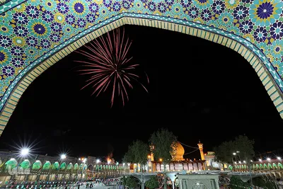 جشن نیمه شعبان در حرم مطهر شاهچراغ(ع)