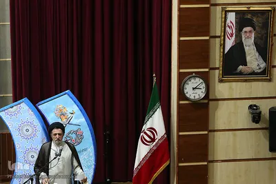 سخنرانی حجت‌الاسلام بهرامی، معاون تبلیغات و روابط عمومی سازمان عقیدتی ـ سیاسی وزارت دفاع در مراسم اختتامیه سی و چهارمین دوره مسابقات قرآن کریم کارکنان وزارت دفاع و پشتیبانی نیروهای مسلح