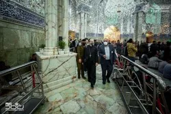Vatikanın nümayəndələr heyəti İmam Əlinin (ə) hərəmini ziyarət etdi - Foto