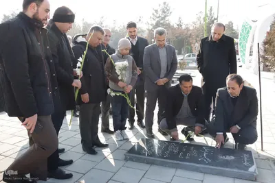 گرامیداشت روز پدر در جوار مزار شهدای ارومیه‎