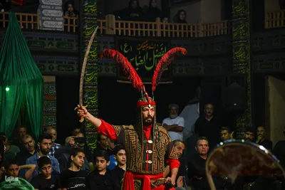 تعزیه حسینیه اعظم برغان