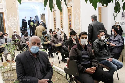 مجلس سنتی عزاداری و روضه خوانی شهادت حضرت زهرا(س) در بیت شهید صدوقی در یزد‎‎